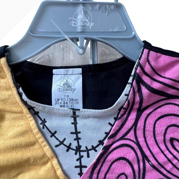 Disney Sally Nightmare Before Christmas Costume Dress Leggings Girls‎ 7/8 - Picture 7 of 11